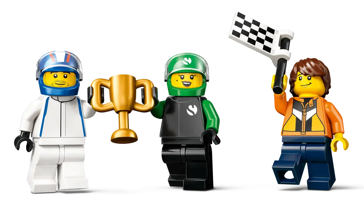 LEGO City F1 Grid with VCARB & Sauber Race Cars 313 Pieces Multicolour
