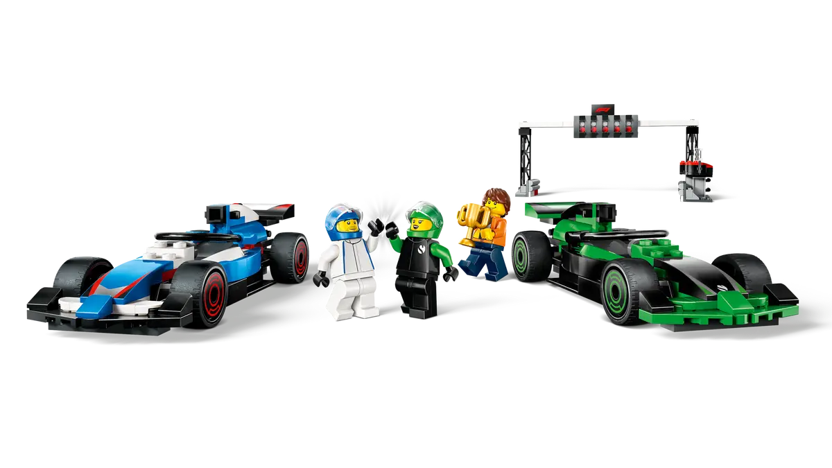 LEGO City F1 Grid with VCARB & Sauber Race Cars 313 Pieces Multicolour