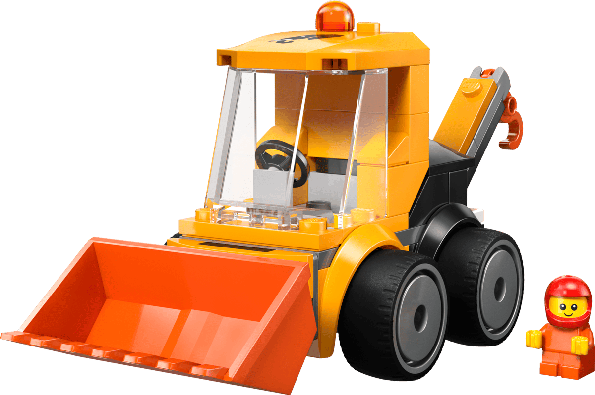 LEGO City Rides Construction Loader 61 Pieces 6 × 15 × 5 cm Yellow