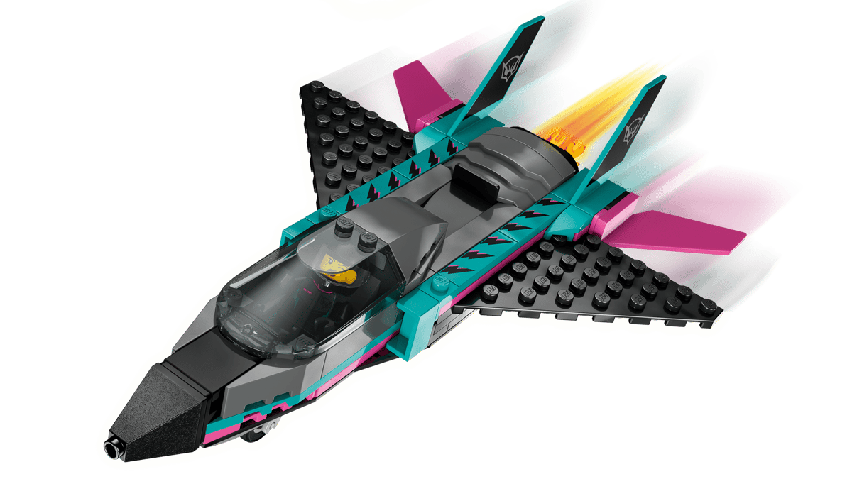 LEGO City Jet vs. Car 259 Pieces 7 × 21 × 16 cm Multicolour