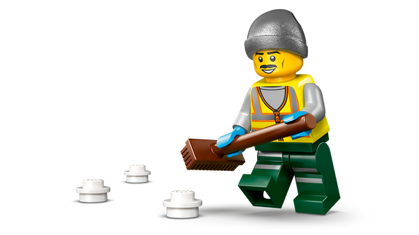 LEGO City Snowplow Truck Toy Vehicle with Minifigure 60490