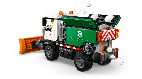 LEGO City Snowplow Truck Toy Vehicle with Minifigure 60490