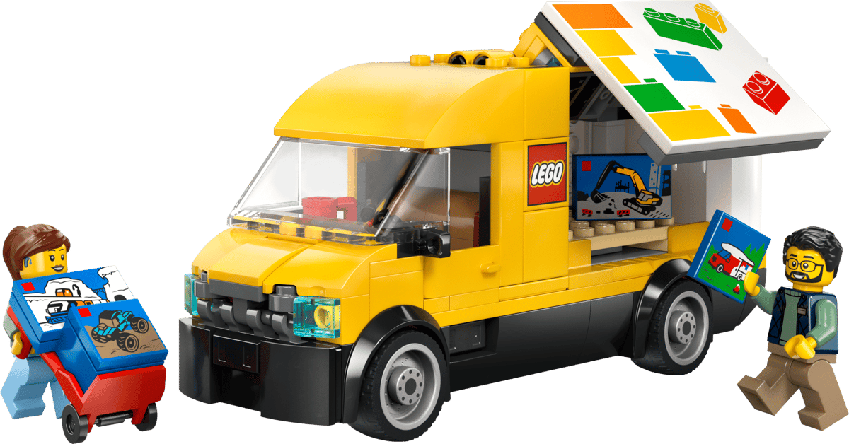 LEGO City The LEGO Van 276 Pieces 6Y+ – Yellow