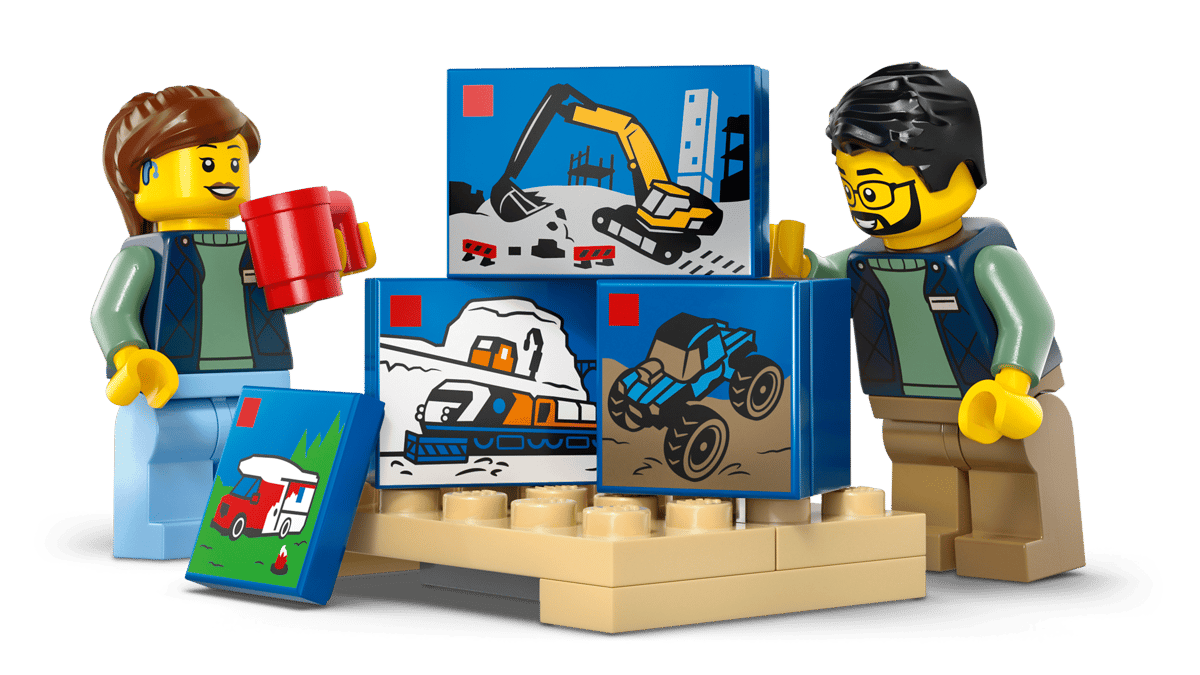 LEGO City The LEGO Van 276 Pieces 6Y+ – Yellow