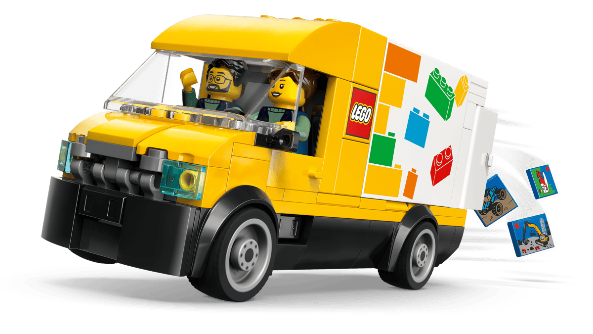 LEGO City The LEGO Van 276 Pieces 6Y+ – Yellow