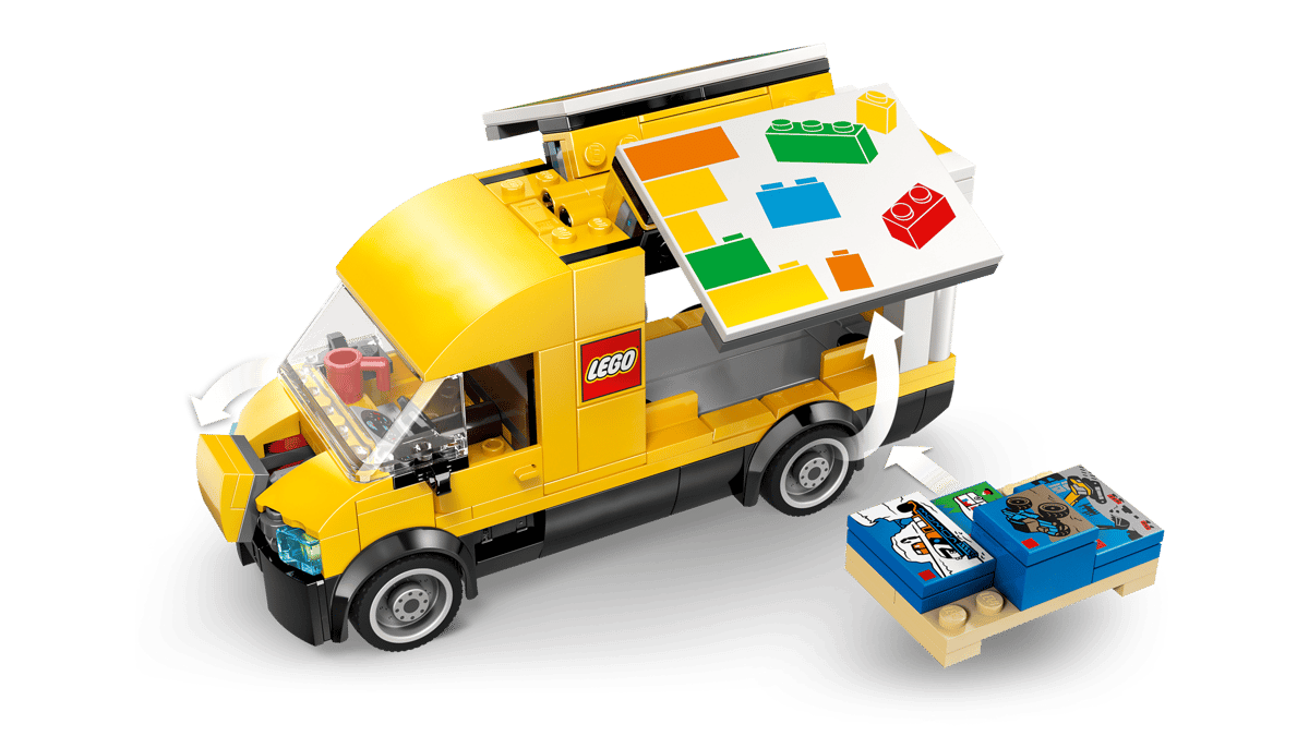 LEGO City The LEGO Van 276 Pieces 6Y+ – Yellow