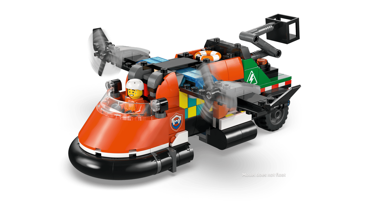 LEGO City Airplane, Service Truck & Hovercraft Remix 990 Pieces 7Y+ – Multicolor