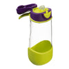 B Box Tritan Sport Spout Drink Bottle 450Ml - Passion Splash Purple Green