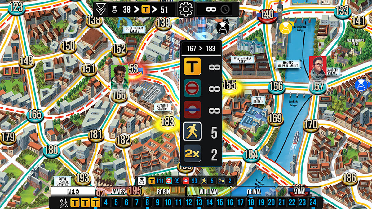 Board Game Funskool Ravensburger Scotland Yard Deluxe 2–6 Players 8Y+ – Multicolour