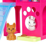 Barbie Pet Playhouse Doll & Playset Standard Size Multicolour