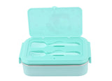 Youp Stainless Steel Sage Green Color Kids Lunch Box - Unicorn