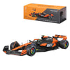 Bburago McLaren MCL38 Miami GP 2024 #4 Lando Norris with Helmet 1:24