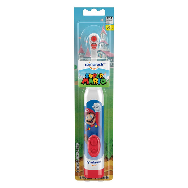 Spinbrush Battery Operated Super Mario Toothbrush