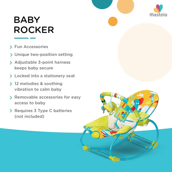 Mastela Baby Rocker Green