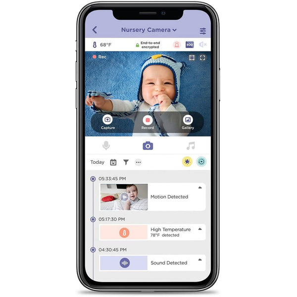 Hubble Connected Nursery Pal Glow Smart Connected