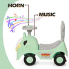 Dash Gaffy Ride On with Music Horn, Backrest And Under Seat Storage Utility Box For Age 1 Year to 3 Years