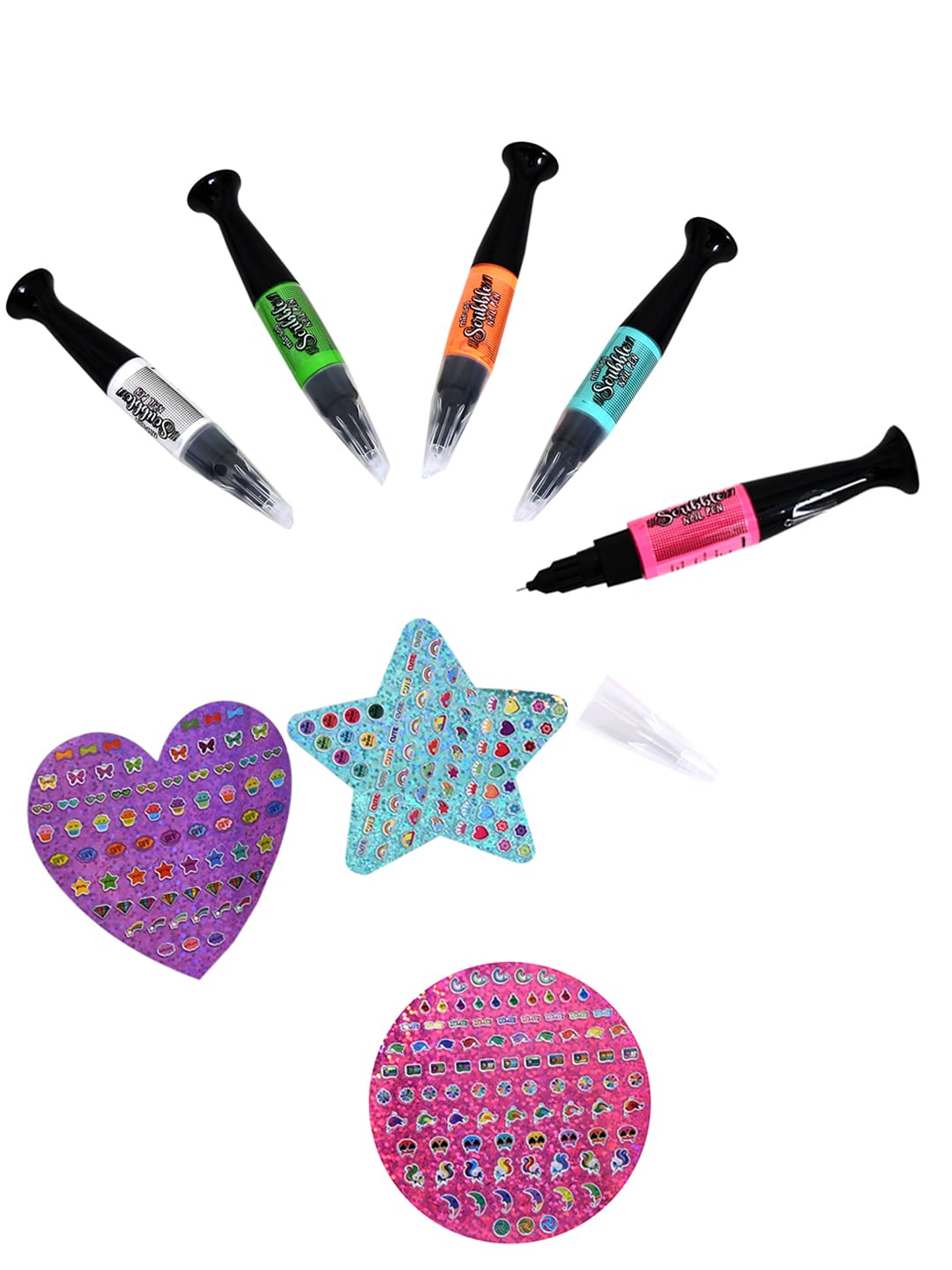 Mirada Doodle Nail Pen Salon Nail Art Kit 8Y+ – Multicolor