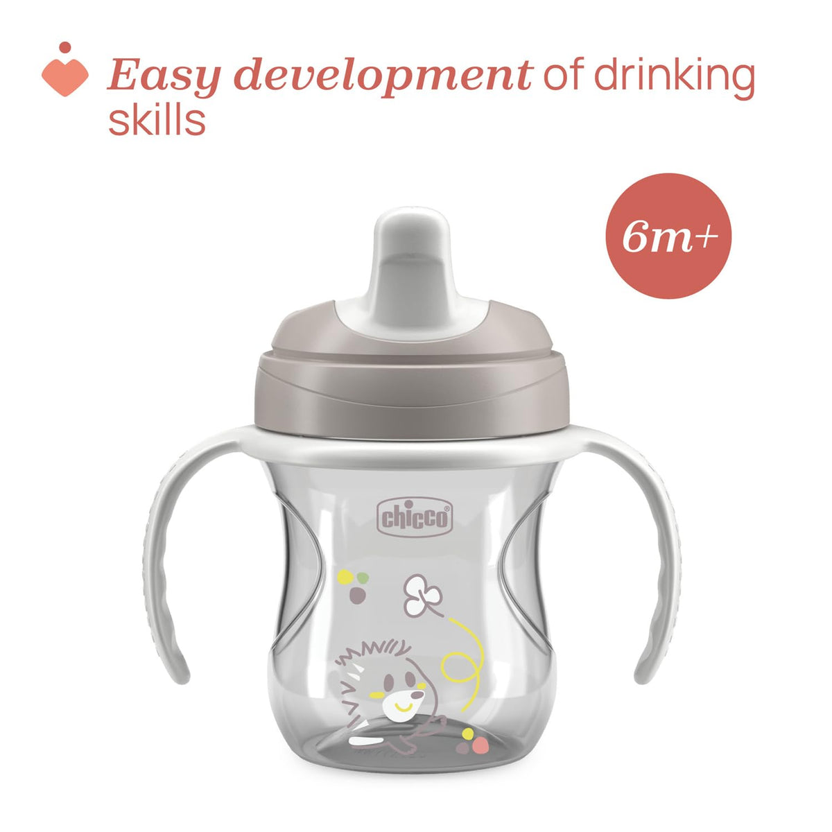 Chicco Training Cup 200 ml Grey