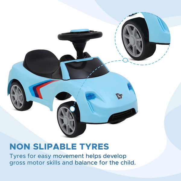 Dash F1 Stylish Ride on Car with Music - Sky