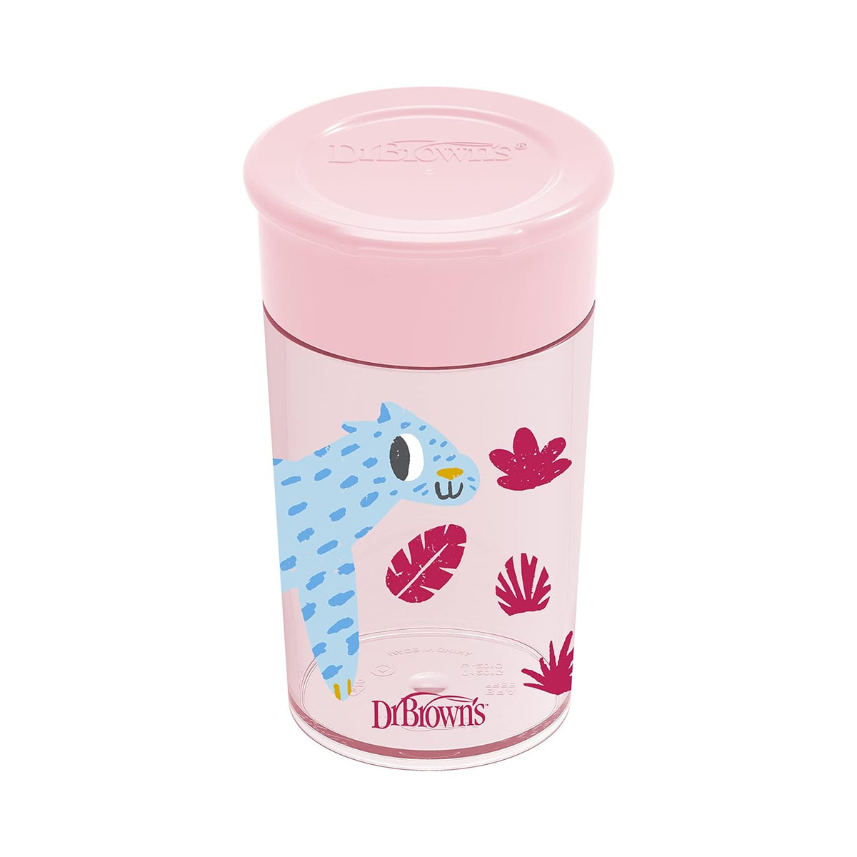Dr. Brown's Cheers360 Cup 200ml Pink Deco