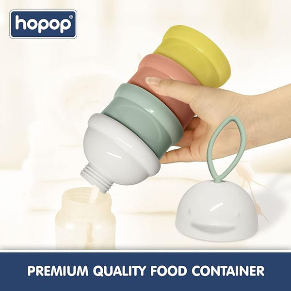 Hopop Multi Functional Milk Powder Container - Assorted Colour