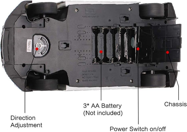 Rastar Remote Control Audi R8 LMS Scale 1/14