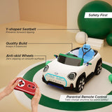 Formula Fun by EMotorad MINI Cooper Aceman Electric Ride-On Car 2Y+ – White