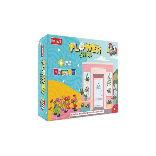 FunDough Clay Flower Shop Playset