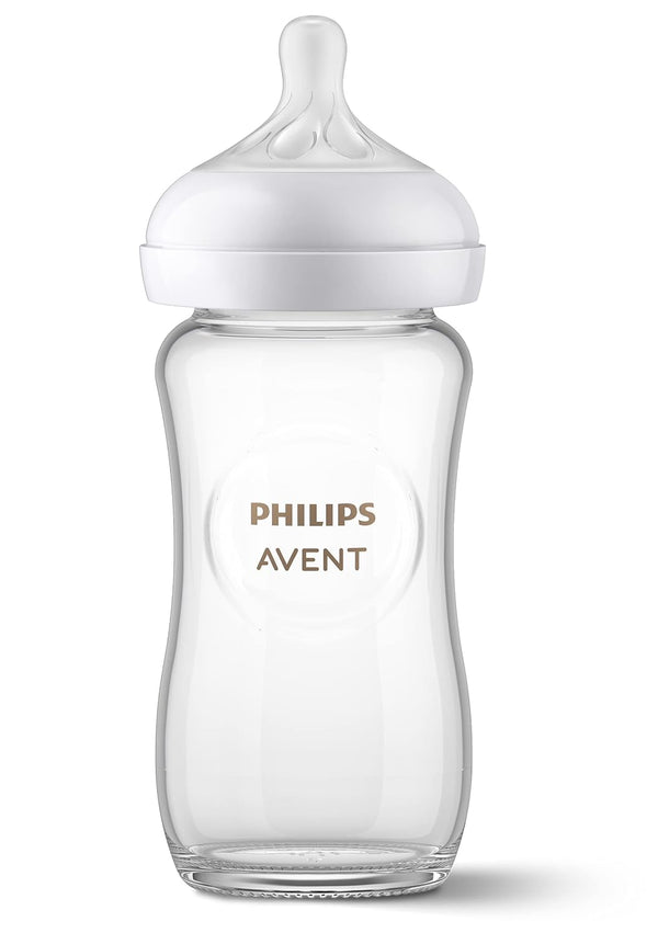 Philips Avent Natural Response Glass Baby Bottle 240 ml – SCY913/01