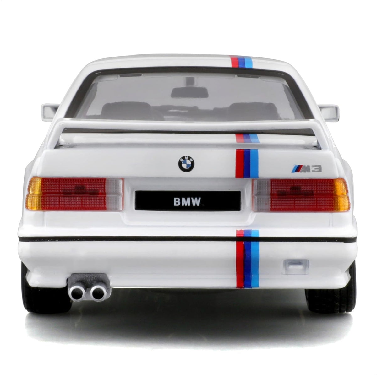 Bburago 1:24 1988 BMW M3 E30 Diecast Model Car – White