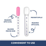 Hopop Medicine Spoon & Dropper Accurate Safe Dosing Tool One Size – Pink