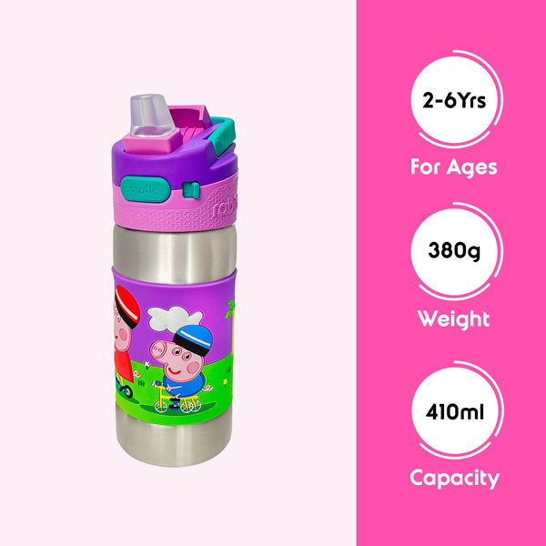 Rabitat Peppa Cleanlock Insulated Bottle - Follow Me