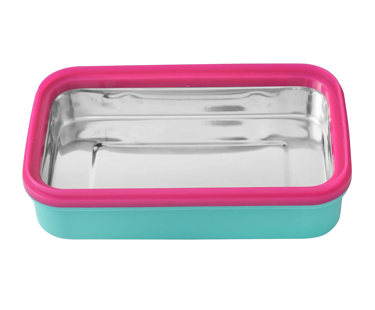 Youp Stainless Steel Green Color Kids Lunch Box - Mermaid