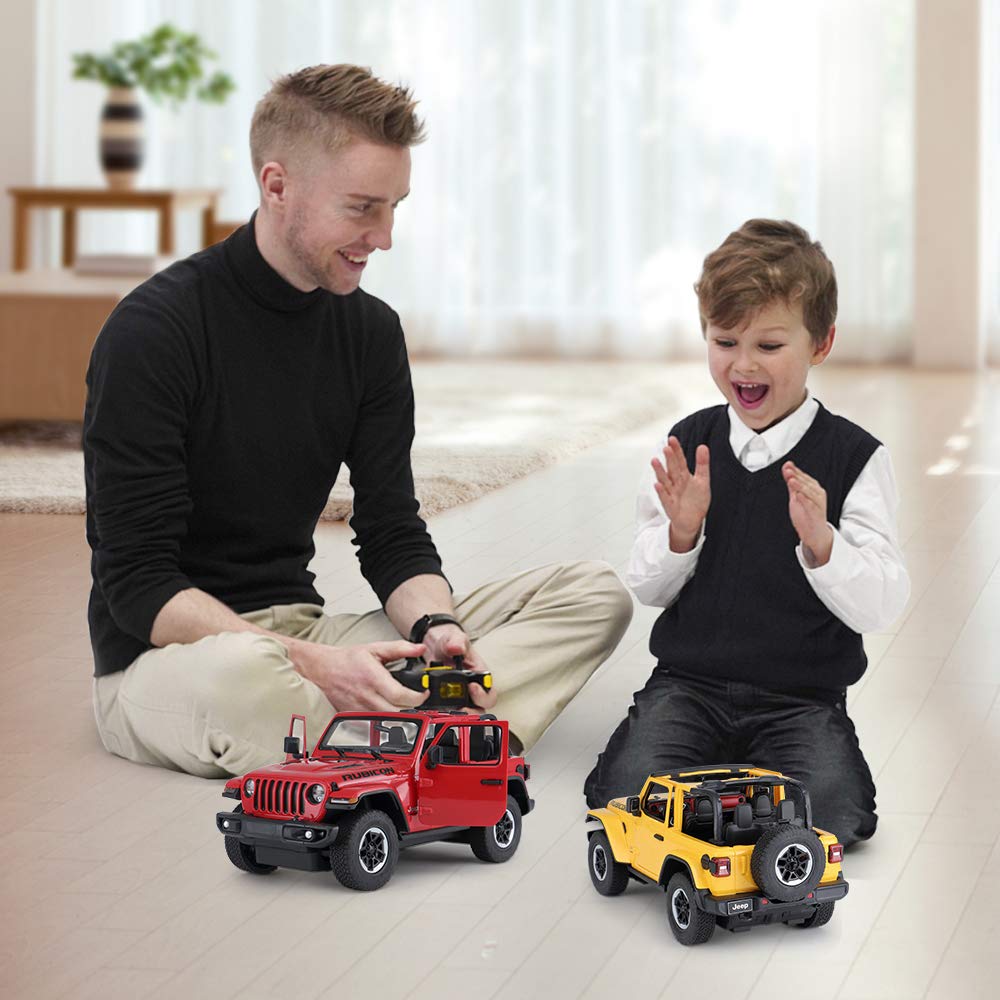 Rastar Jeep Wrangler JL 1:14 Remote Control Car – Red – 6 Years+