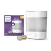 Philips Avent Baby Bottle Sterilizer With Two Ultra Air Soothers
