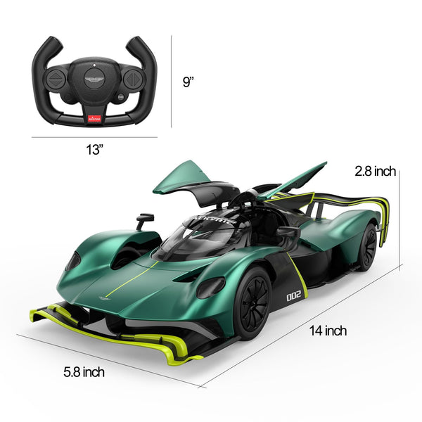 Rastar Aston Martin Valkyrie AMR Pro RC Car 1:14 Scale β Green