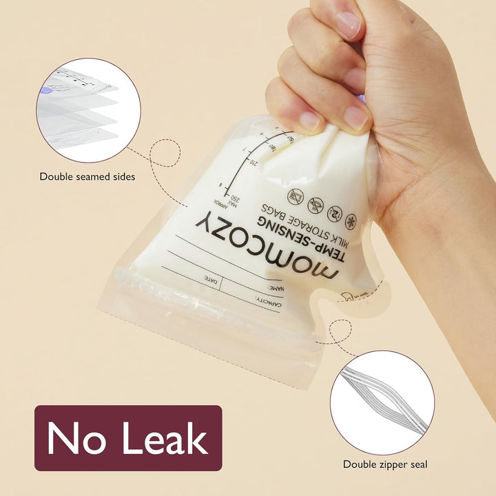 Momcozy Spout Breastmilk Storage Bags - 120 Pcs