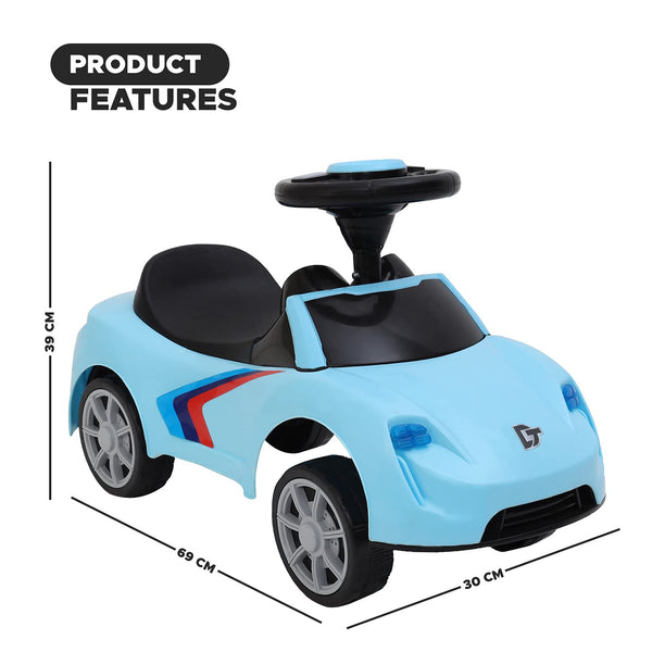 Dash F1 Stylish Ride on Car with Music - Sky
