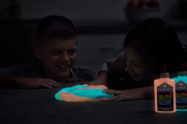 Elmers Glow in The Dark Liquid Glue 5oz-Blue