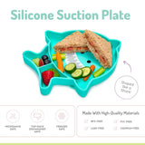 Melii Divided Silicone Suction Plate 6M+ – Shark