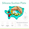 Melii Divided Silicone Suction Plate - Shark
