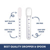 Hopop Medicine Spoon & Dropper - White