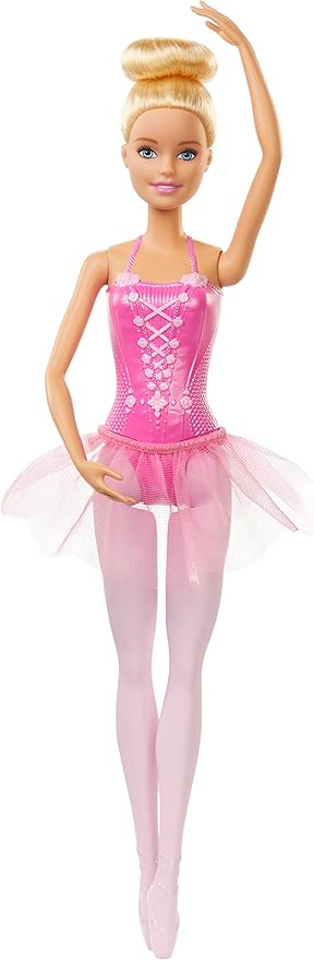 Barbie Ballerina Doll Blonde with Removable Pink Tutu – GJL59