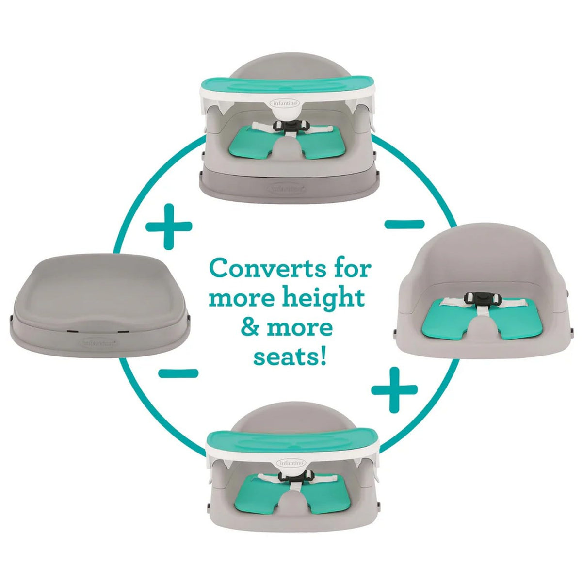 Infantino 4-in-1 Feeding Booster Seat for Baby