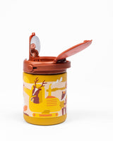 Kicups Joyful Jar Stainless Steel Insulated Food Jar 488 ml Little Builders
