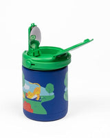 Kicups Joyful Jar Stainless Steel Insulated Food Jar 488 ml Green