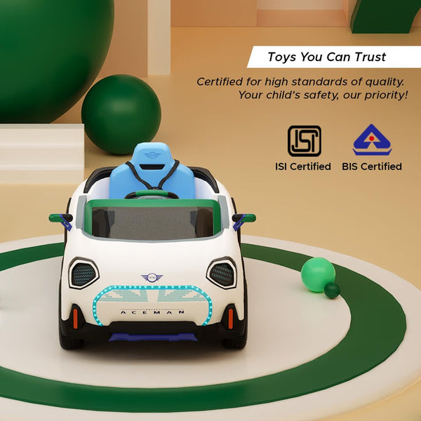 EMotorad Formula Fun Mini Cooper Aceman - White