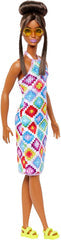 Barbie Fashionistas Doll #210 with Crochet Halter Dress – HJT07