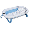 Nuluv Collapsible Baby Bath Tub with Cushion & Temperature Display Blue