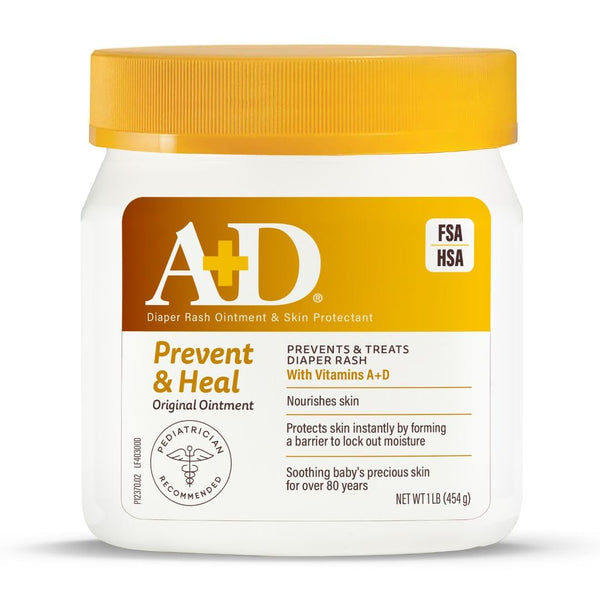 A+D Diaper Ointment Jar, 454G